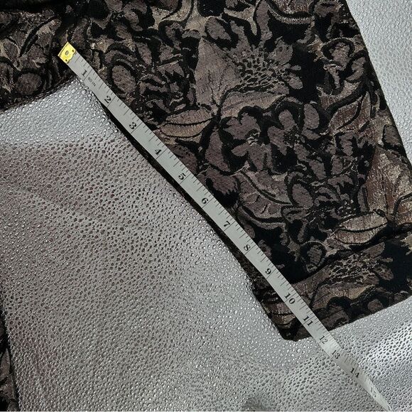 Lane Bryant Gold Black Double Breasted Blazer Jacket Size 14/16 (1X) - Picture 12 of 13